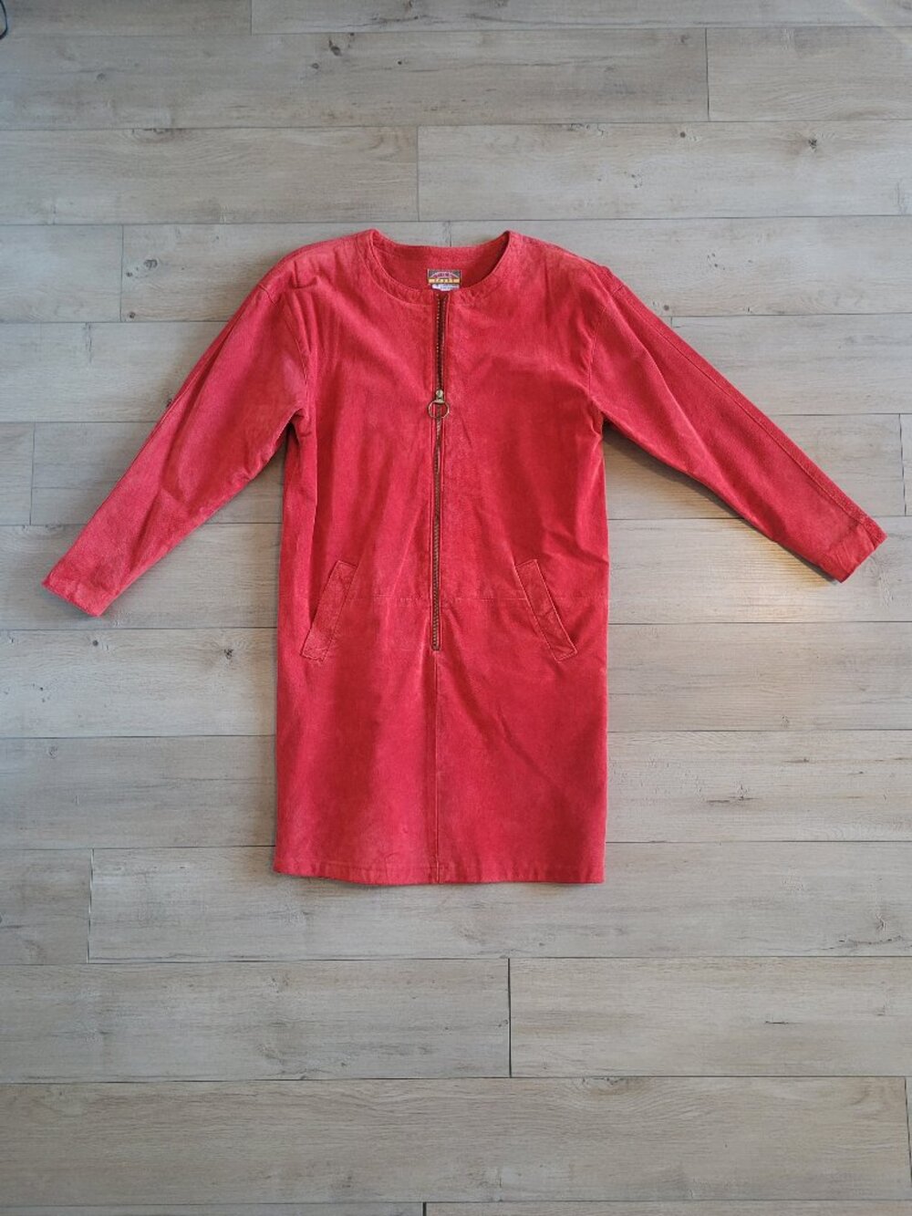 Bagatelle Sport Red Suede Dress Size 8